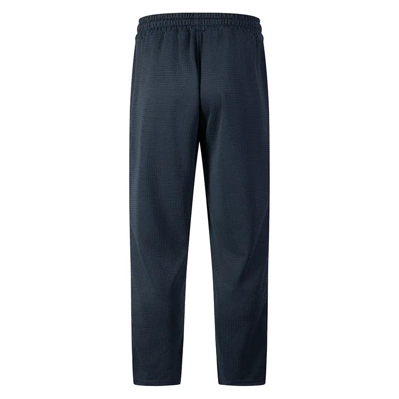📢📢 50% OFF!!! 🎉✨ Men's Waffle-Knit Casual Pants with Drawstring