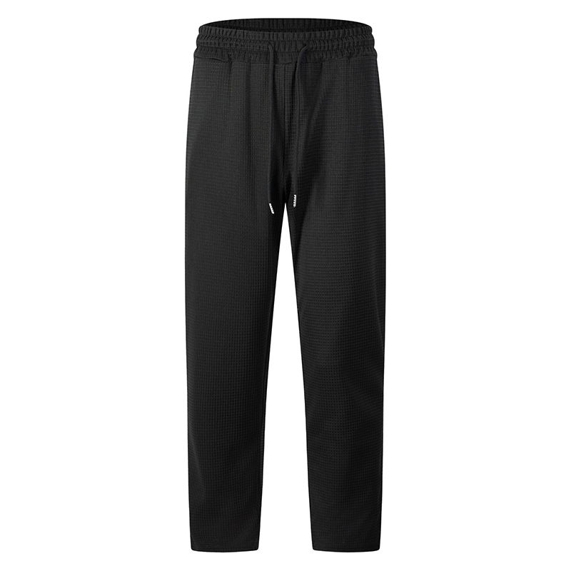 📢📢 50% OFF!!! 🎉✨ Men's Waffle-Knit Casual Pants with Drawstring